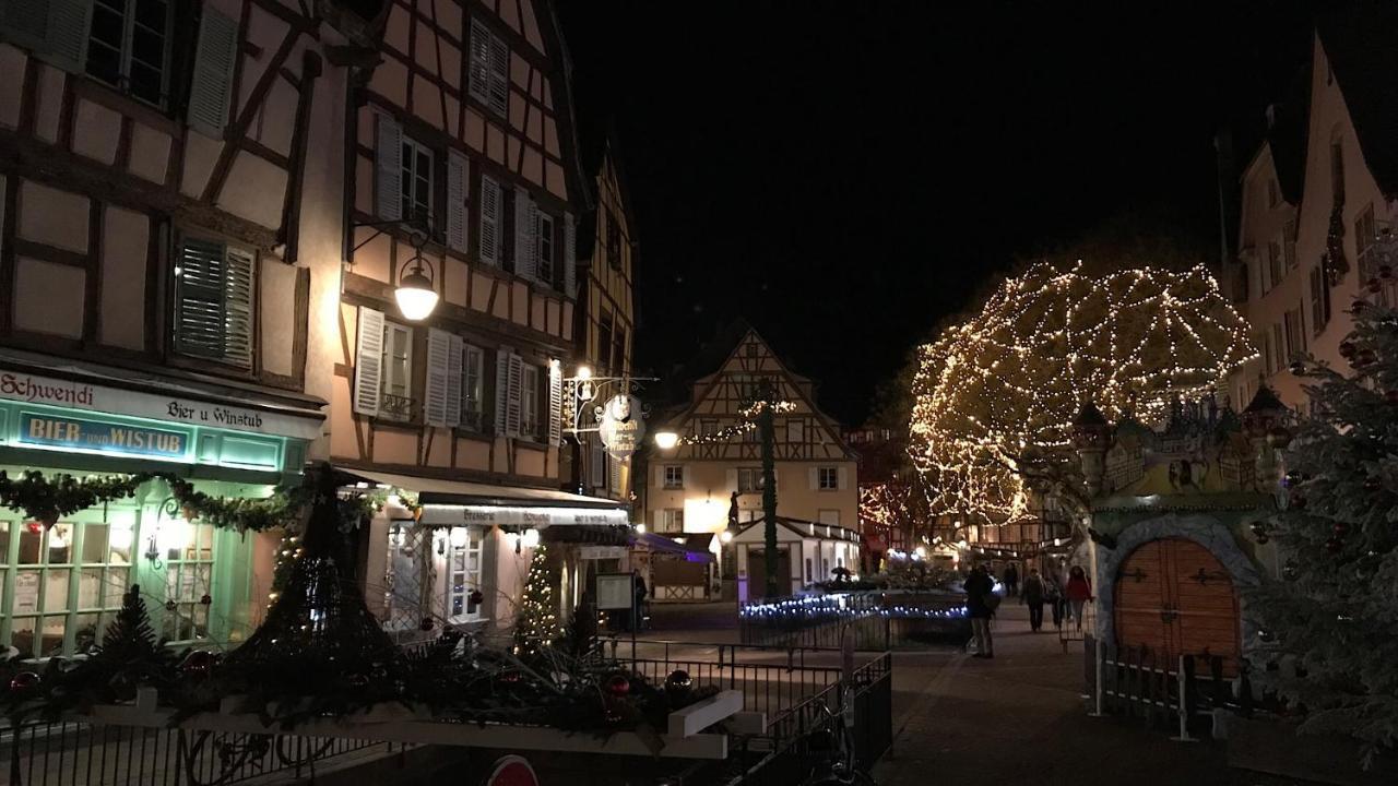 Alsace Clim Pres Colmar Jardin Balcon Parking Garage Velos, Motos Oberhergheim Экстерьер фото